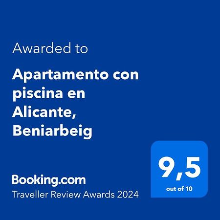 Apartamento Con Piscina En Alicante, Beniarbeig Εξωτερικό φωτογραφία